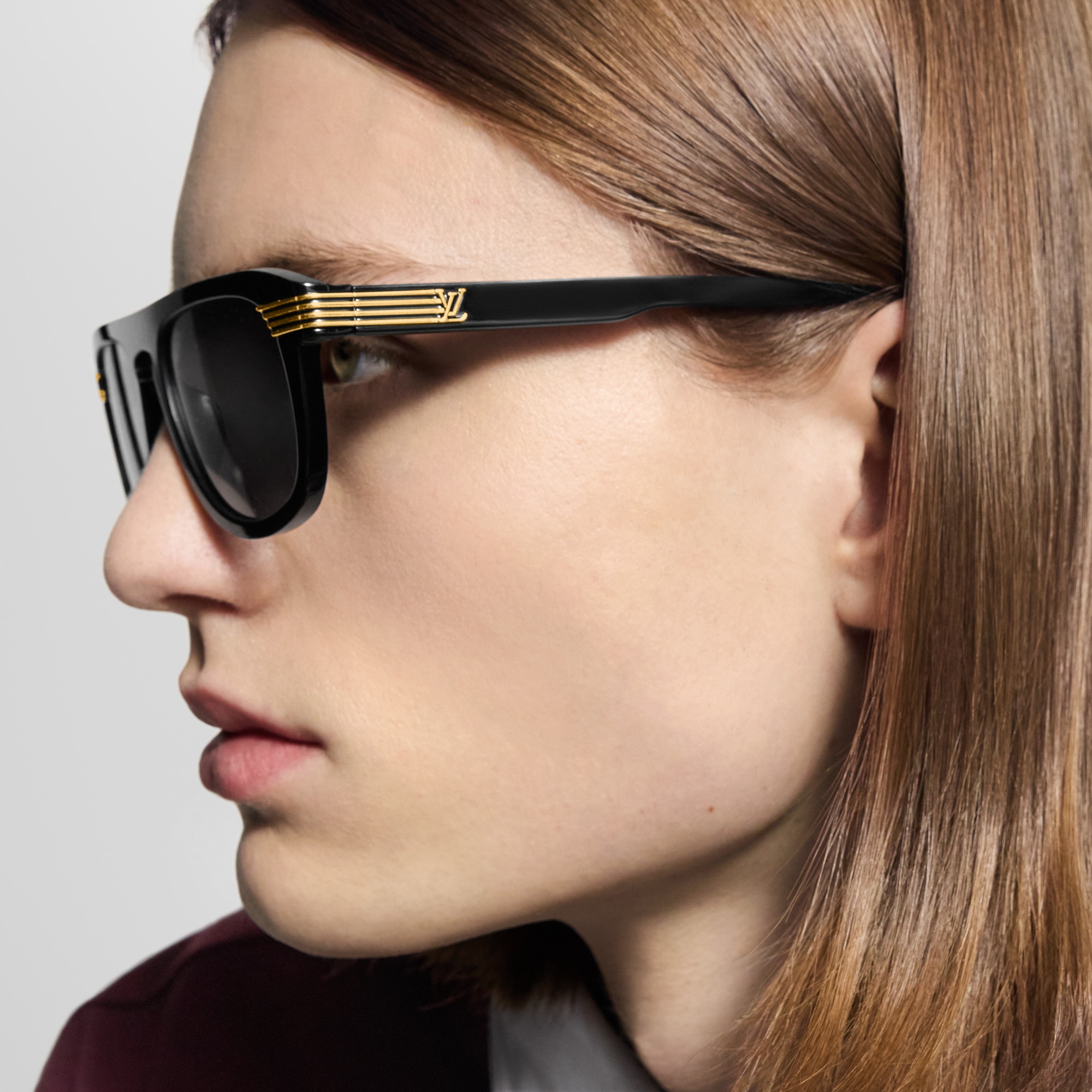 LV Slide Round Square Sunglasses . in Men