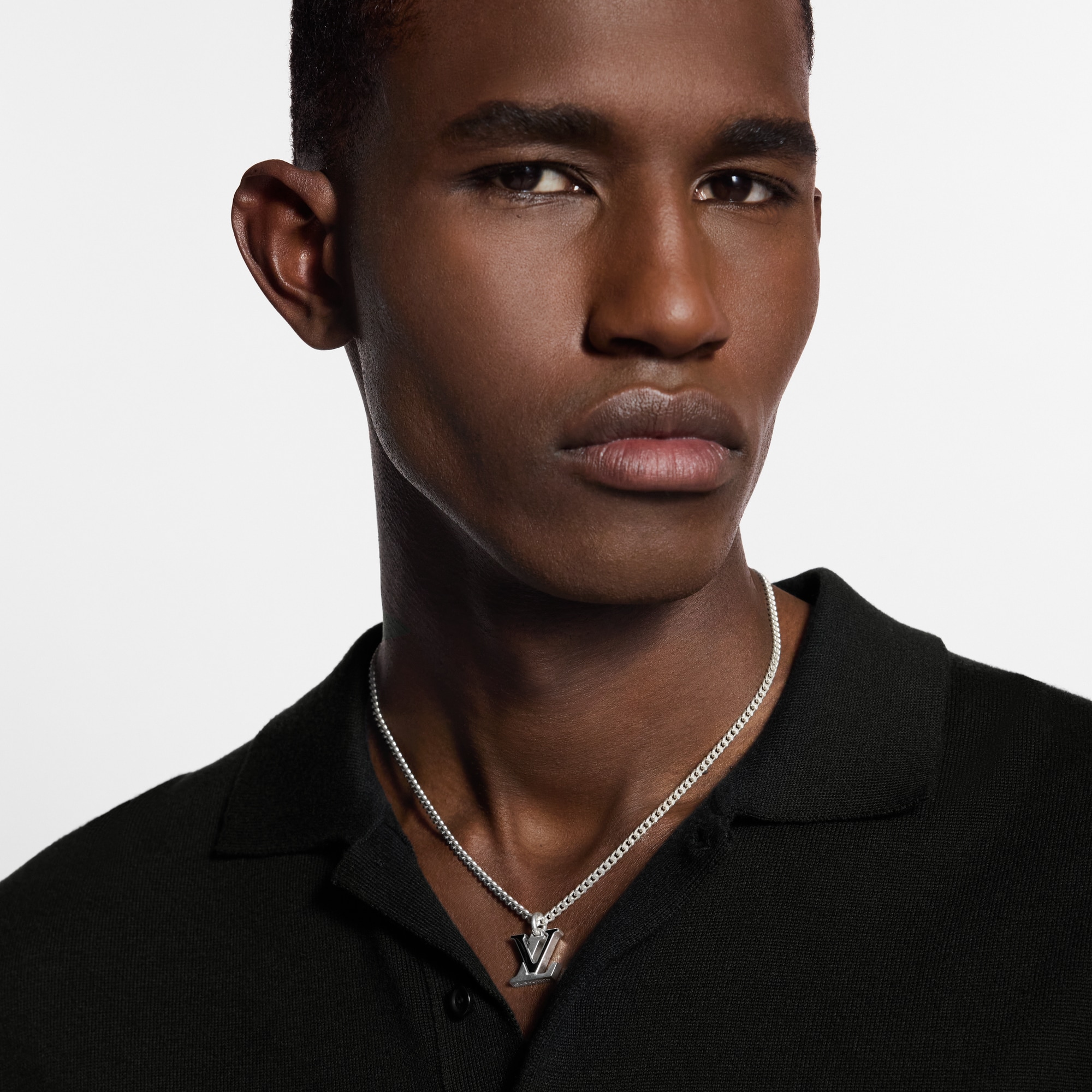 LV Spike Pendant . in Men