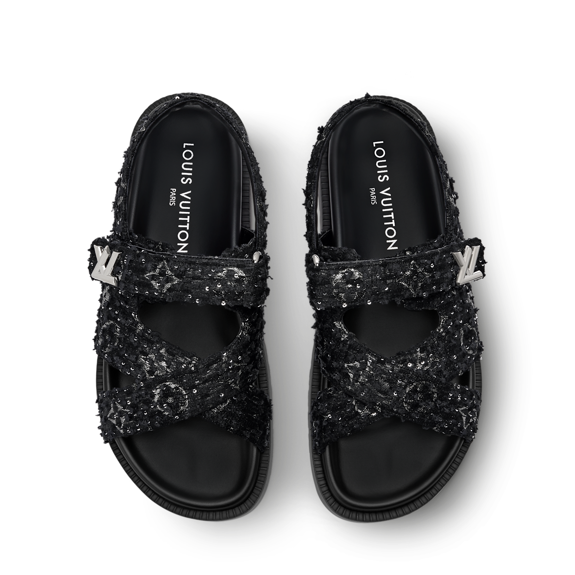 Curated visual reference: Visual Reference: Lv Sunset Flat Comfort Sandal Shoes