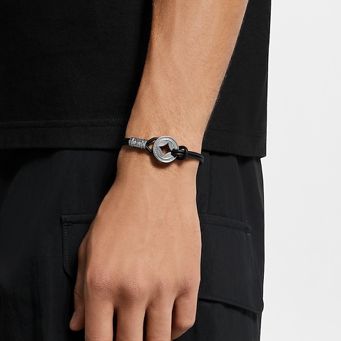LV Tic Tac Toe Leather Bracelet in Men's Accessories All Accessories collections by Louis Vuitton (Product zoom)
