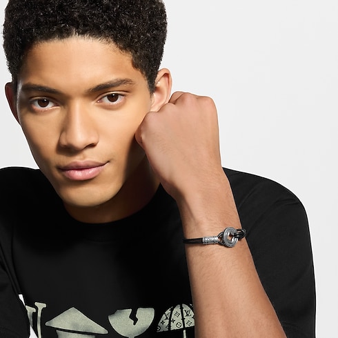LV Tic Tac Toe Leather Bracelet in Men's Accessories All Accessories collections by Louis Vuitton (Product zoom)