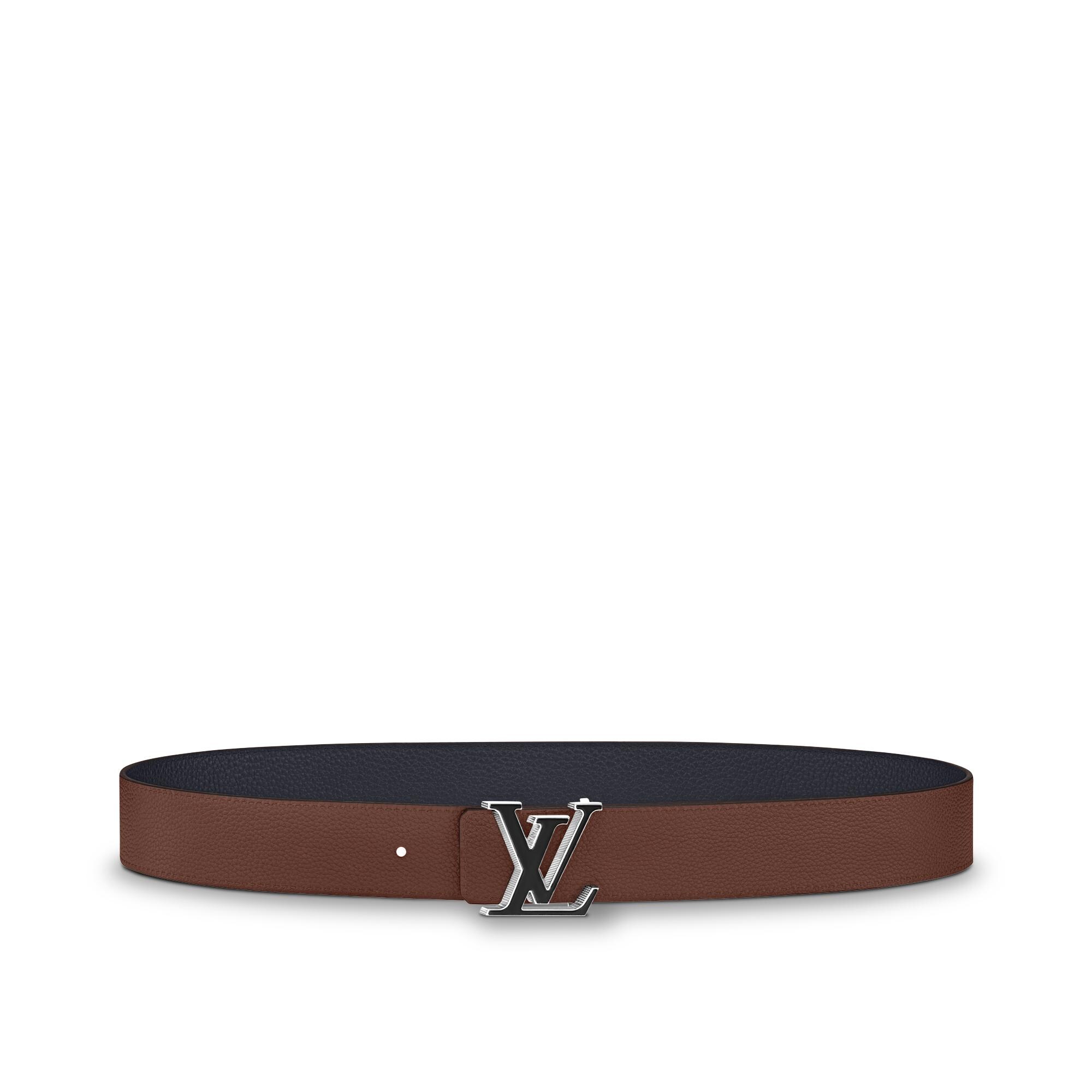 reversible lv belt mens