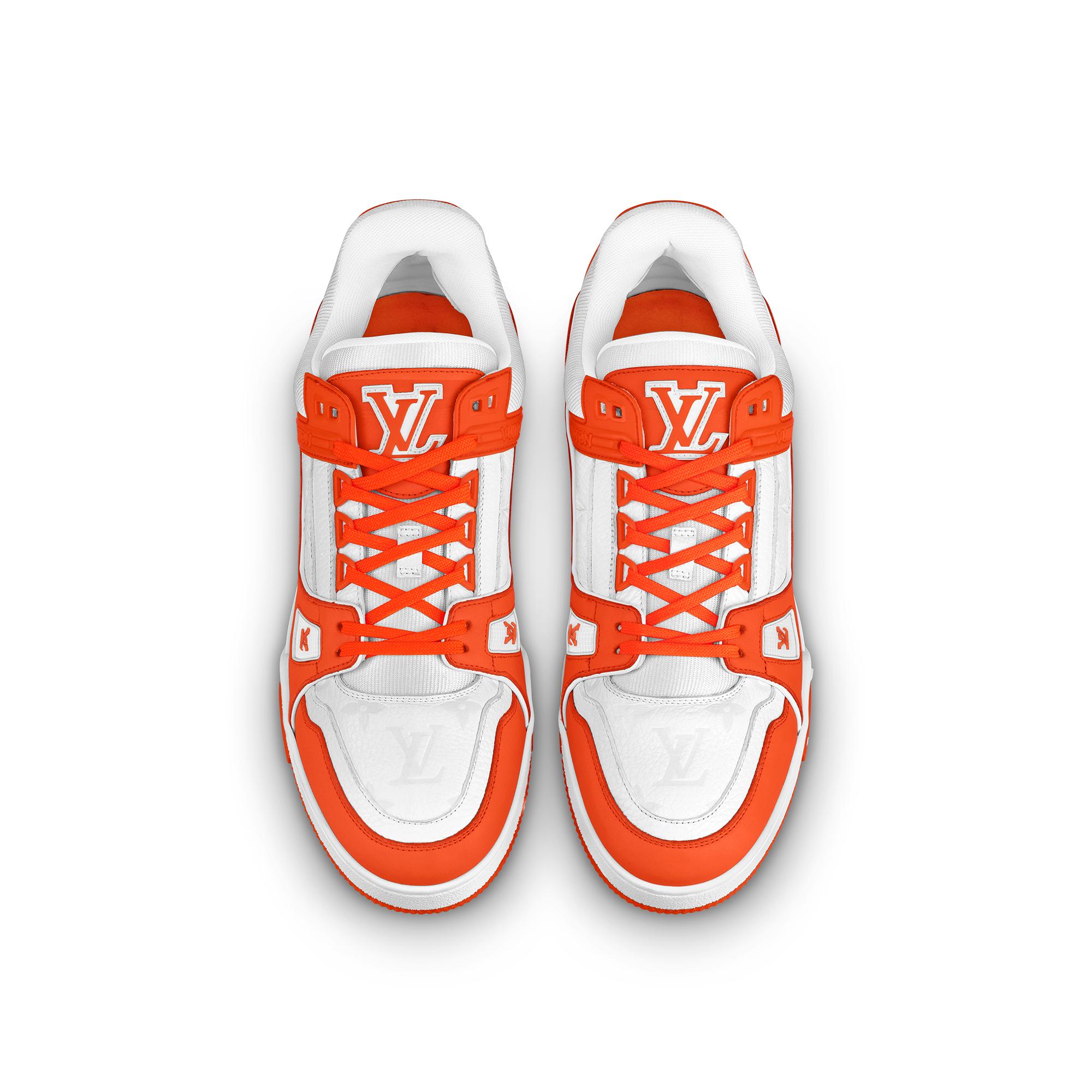 red lv sneakers