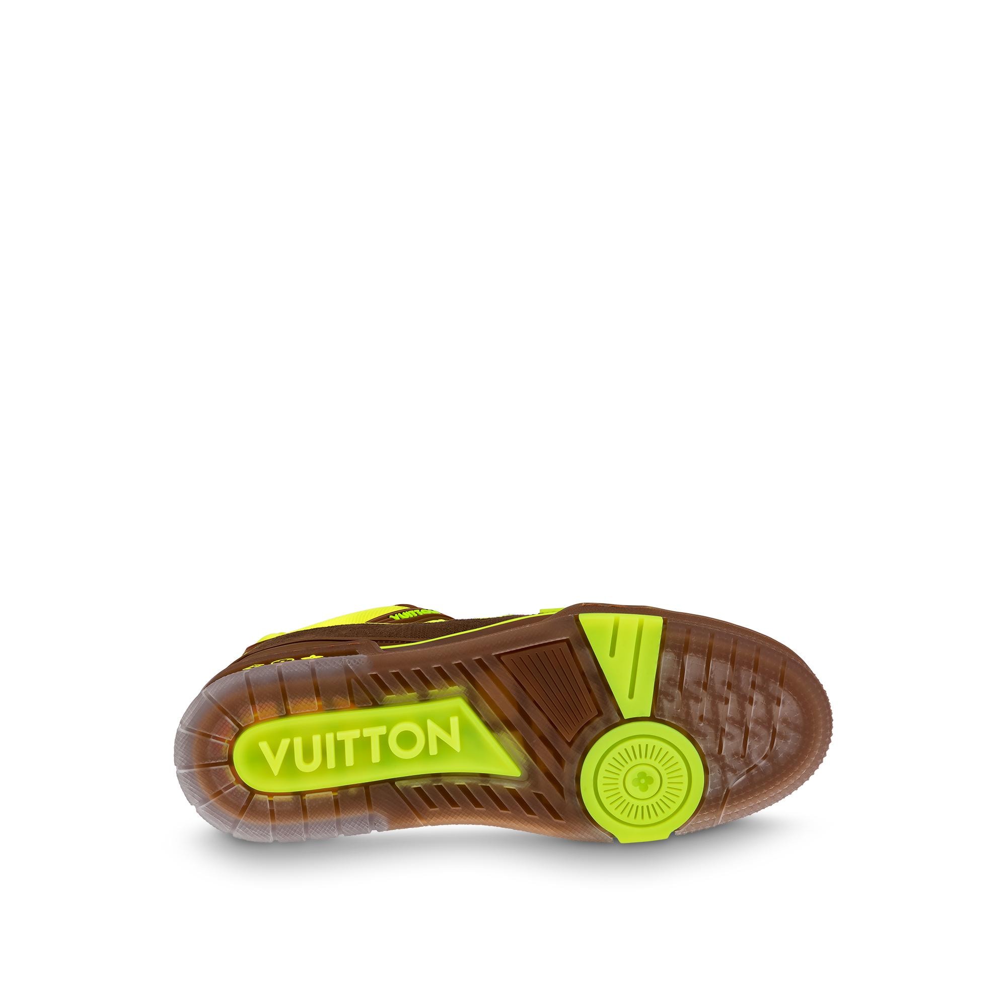 louis vuitton trainer yellow