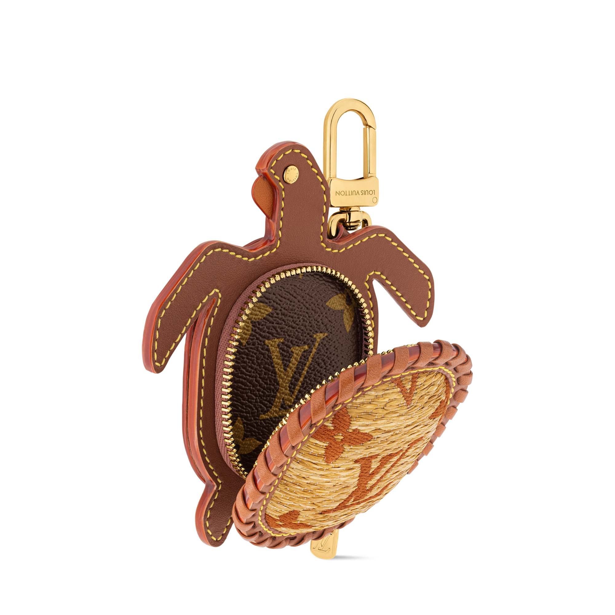 LV Turtle Pouch Bag Charm . in Men