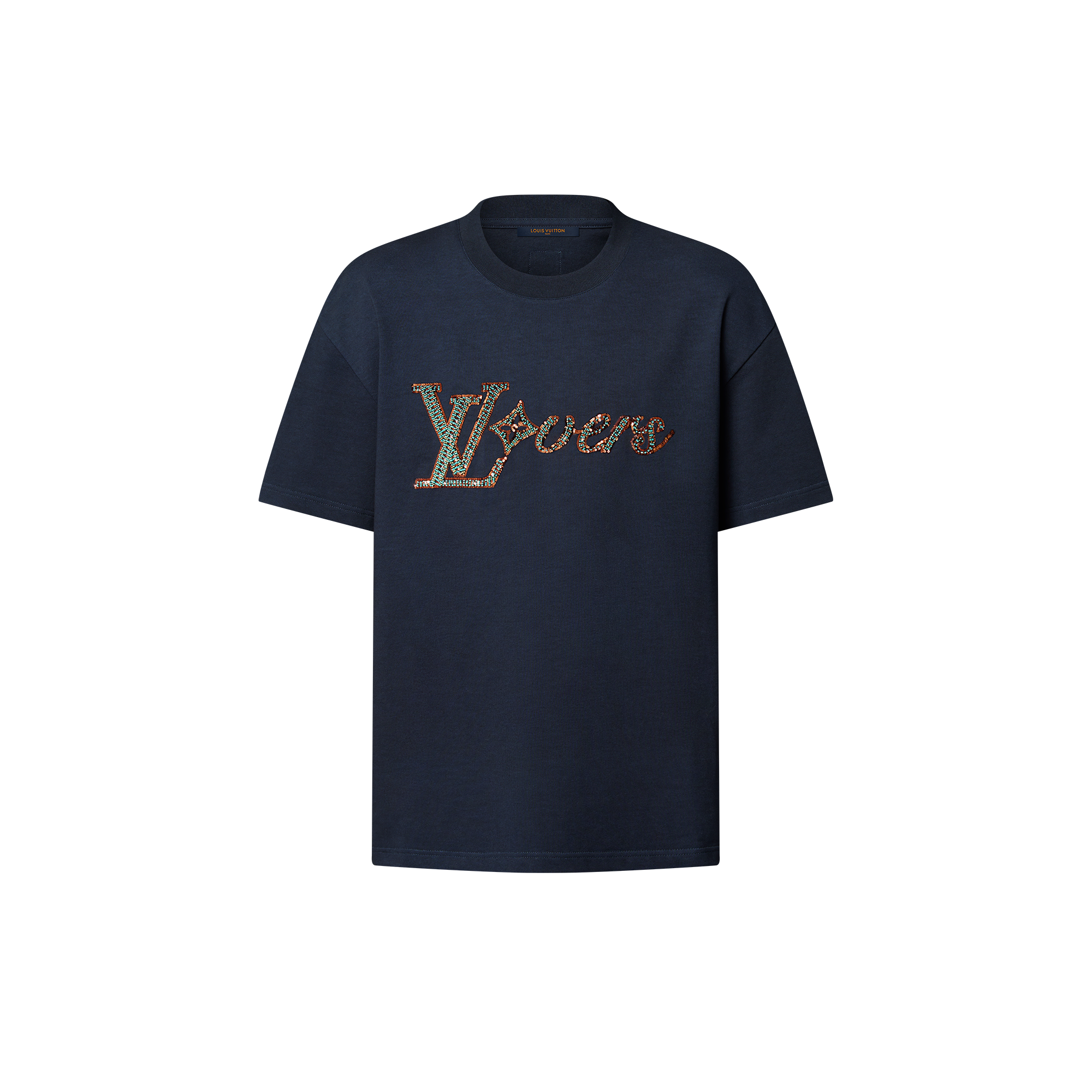 LV Vers Embellished Short-Sleeved T-Shirt  in Men