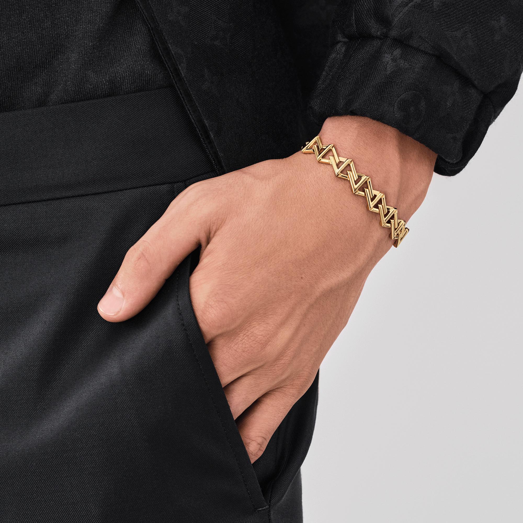 LV Volt Curb Chain Large Bracelet 