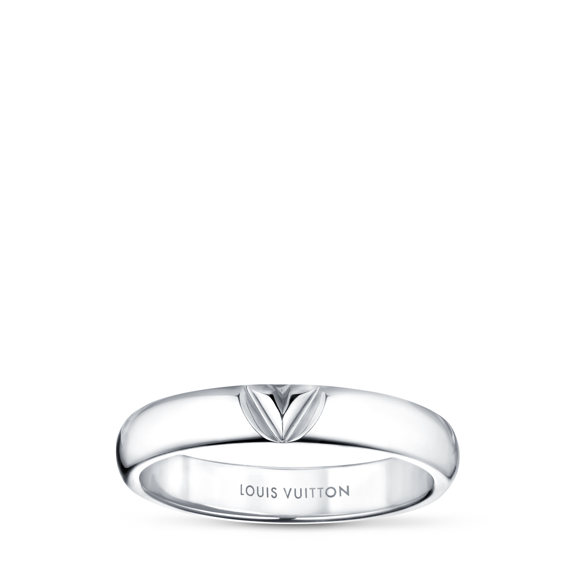 LV Volt Multi Wedding Band, White Gold  in Jewellery
