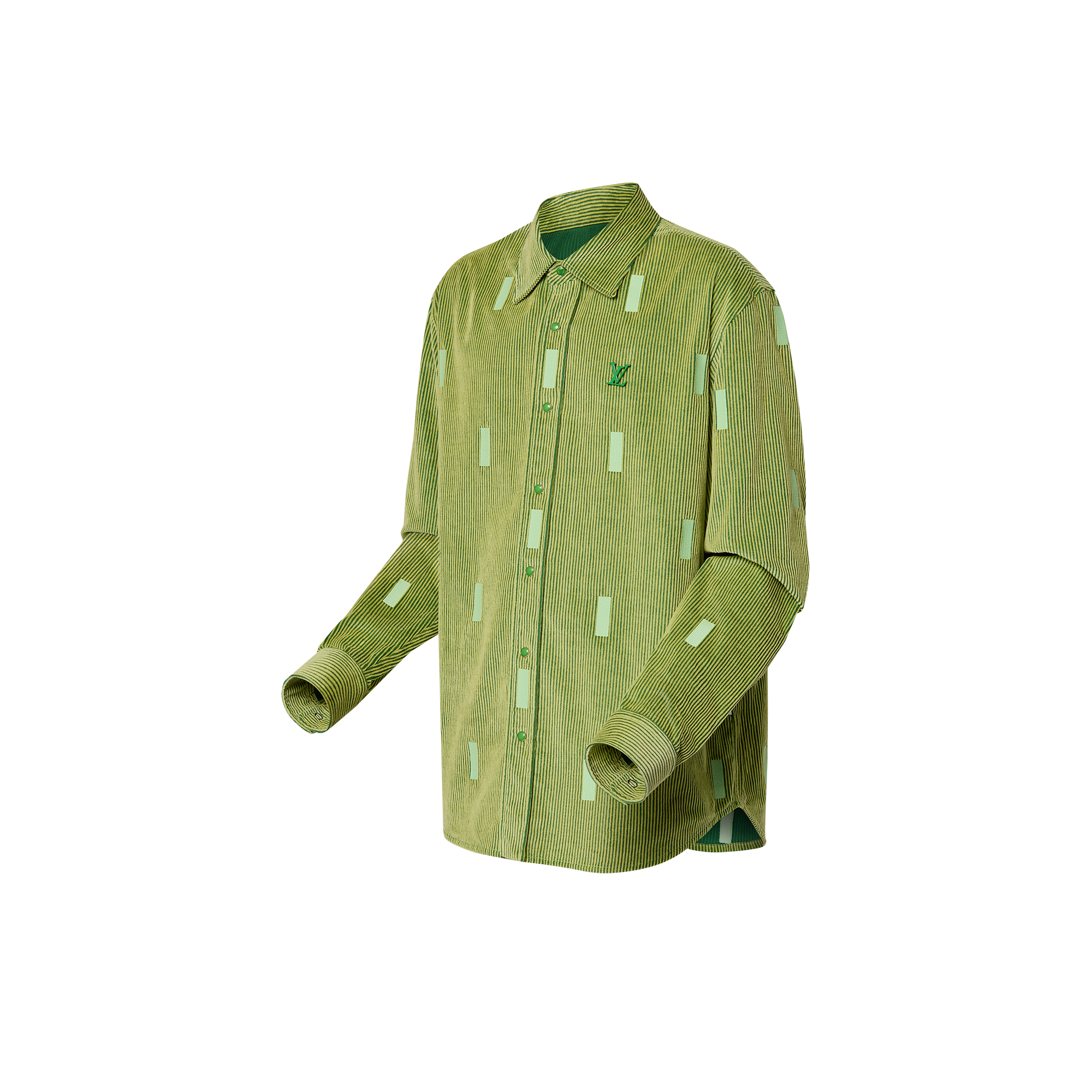 LV x Park Seo-Bo Corduroy Long-Sleeved Shirt  in Men