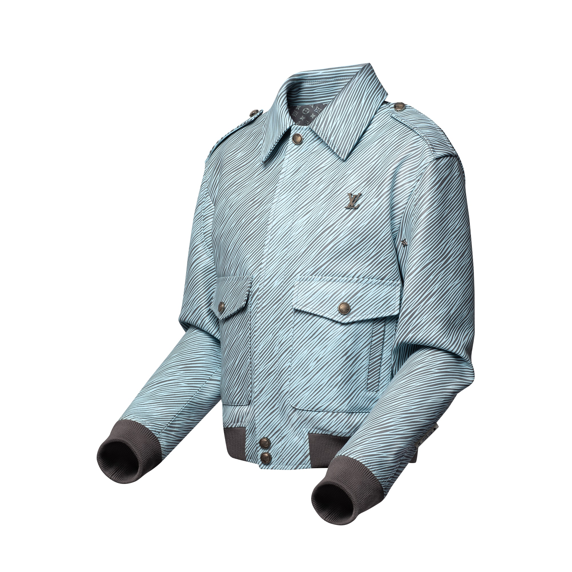 LV x Park Seo-Bo Epi Leather Flight Jacket  in Men