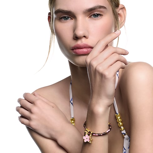 LV x TM Cherry Blossom Bracelet Autres Cuirs in Women's Fashion Jewellery Bracelets collections by Louis Vuitton (Product zoom)