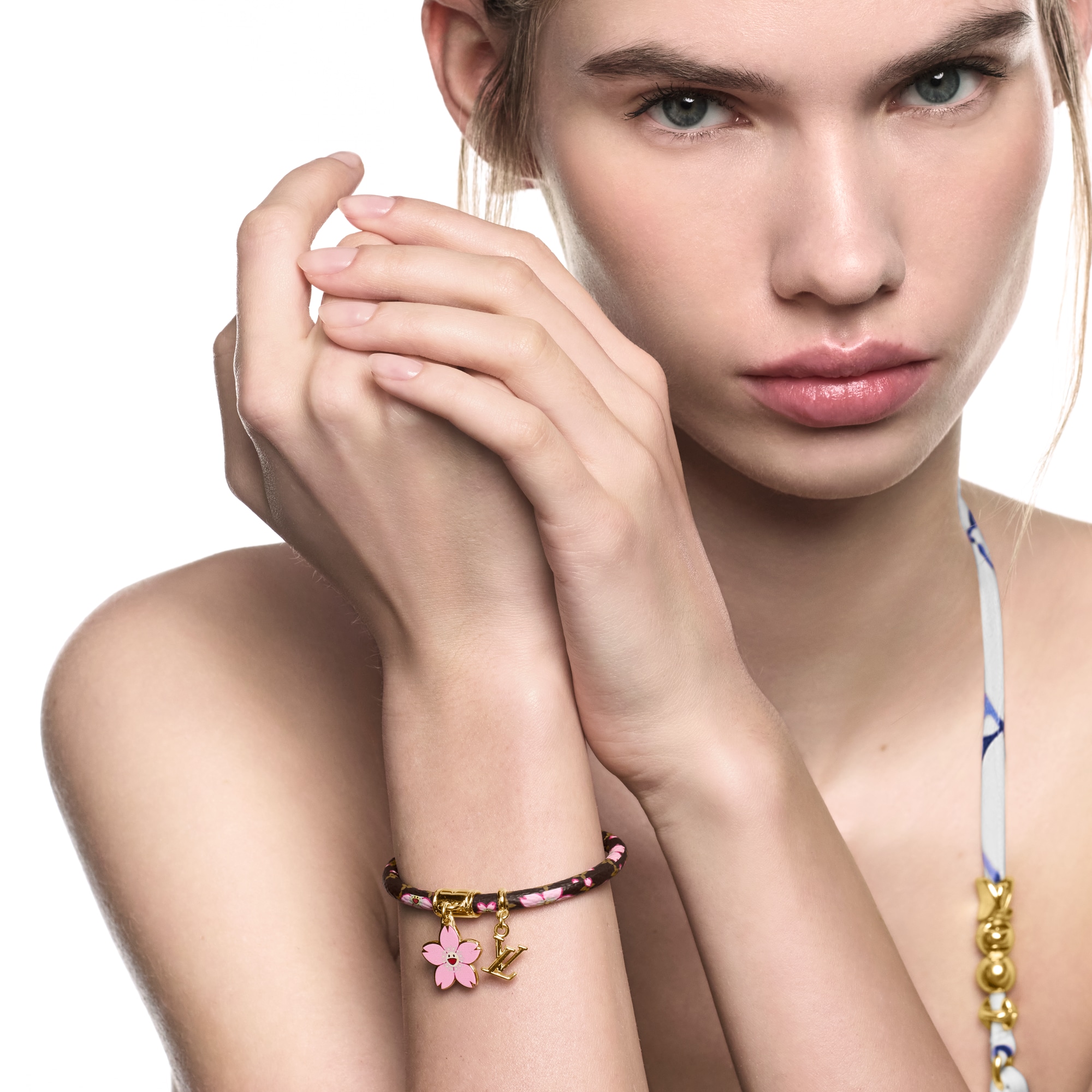 LV x TM Cherry Blossom Bracelet Autres Cuirs in Women