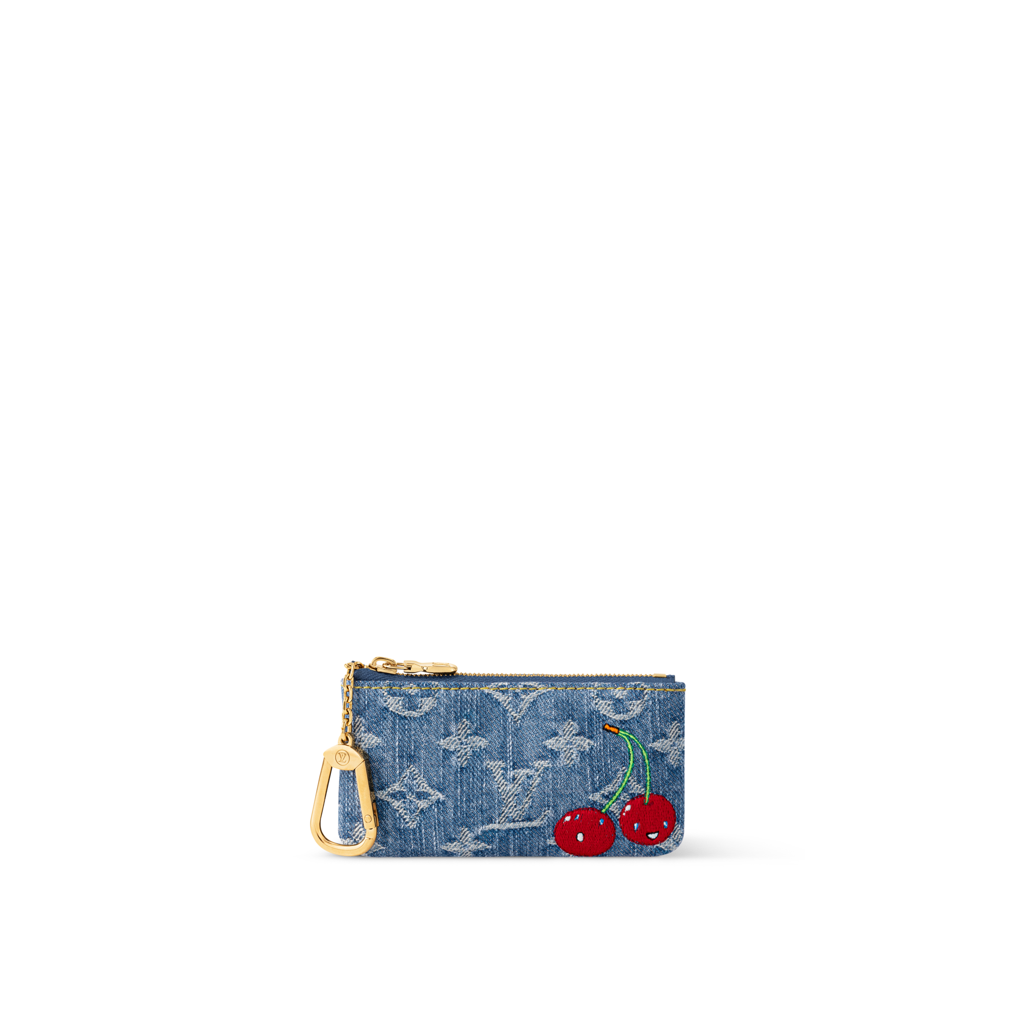 LV x TM Key Pouch Monogram Denim in Women