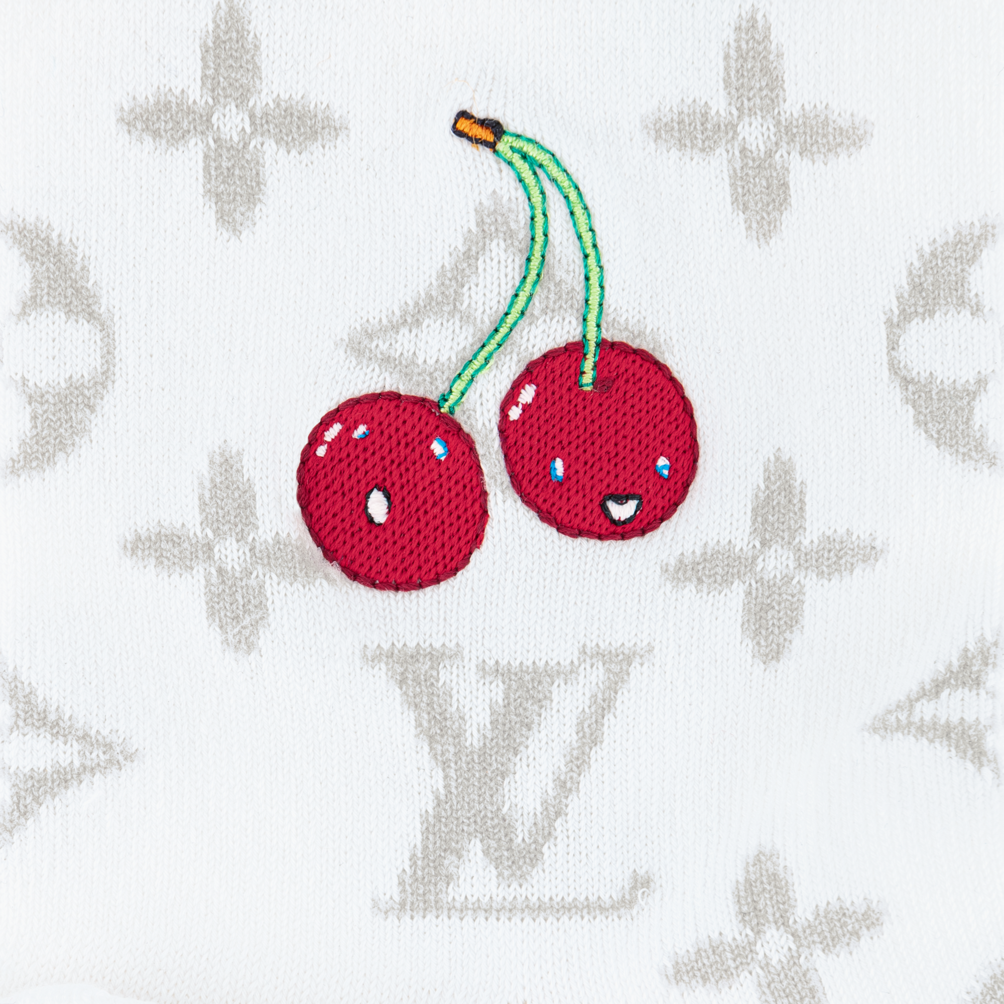 LV x TM Monogram Cerise Socks . in Women