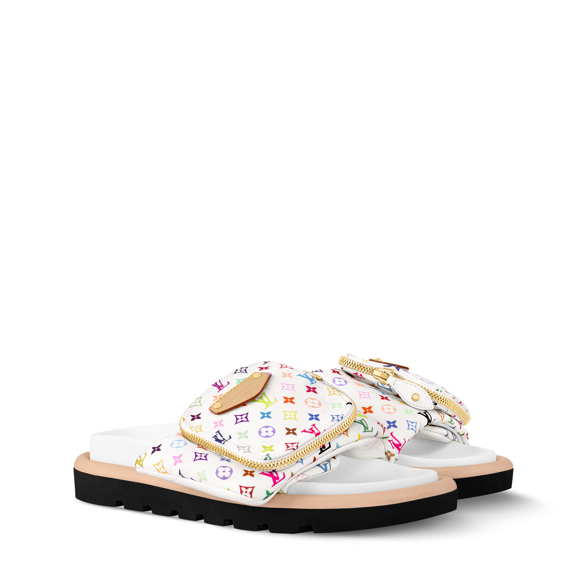 LV x TM Pool Pillow Flat Comfort Mule  in Women
