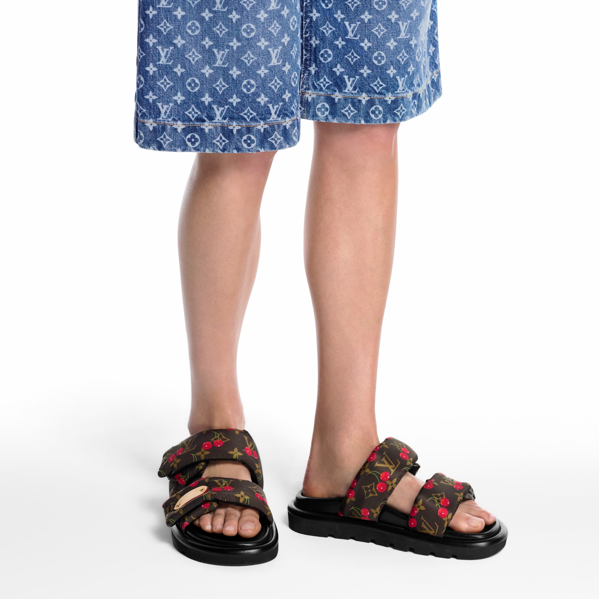 LV x TM Pool Pillow Flat Comfort Mule  in Women