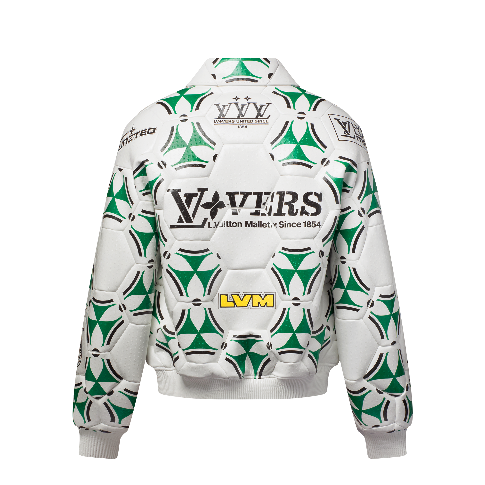 Made To Order Leather Soccer Bomber  in Men