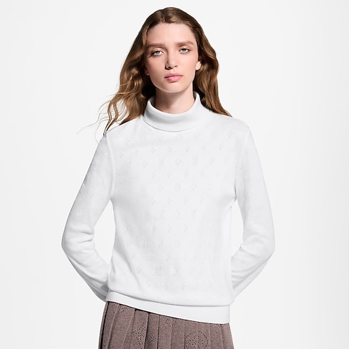 Mahina Monogram Turtleneck Pullover in Women's Ready-to-Wear Tops and Shirts collections by Louis Vuitton (Product zoom)