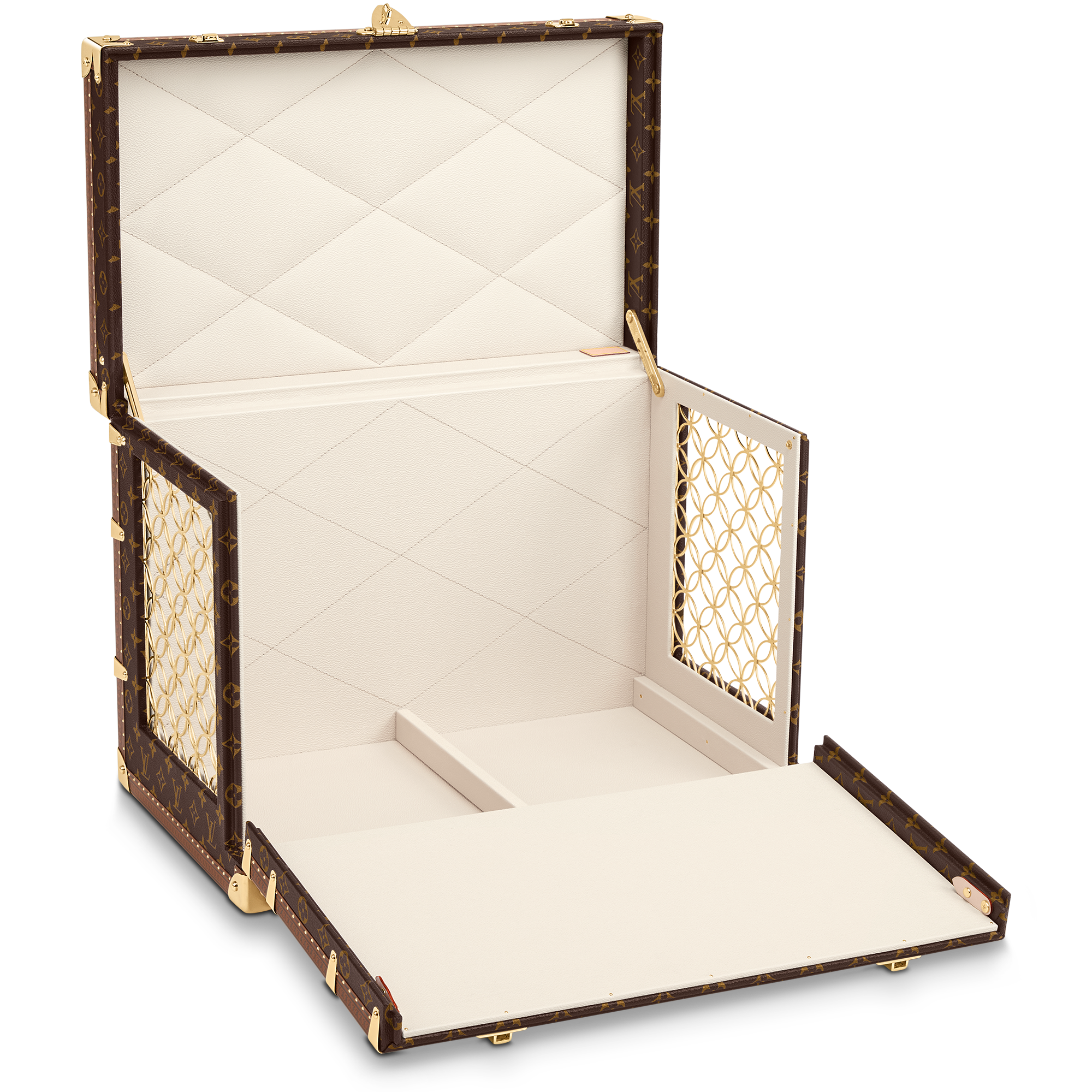 Malle Chien Monogram Canvas in Trunks, Travel and Home