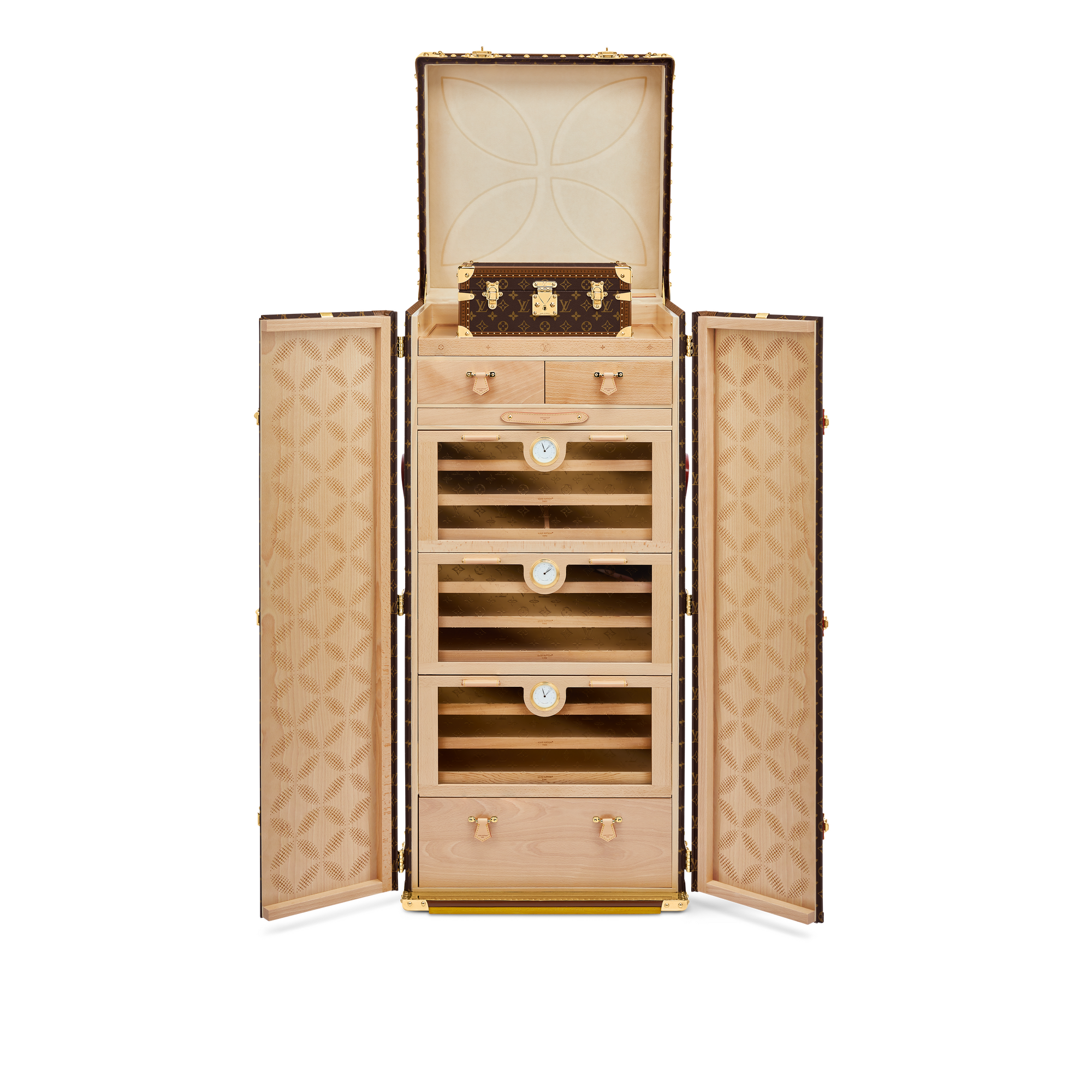 Malle Cigares Monogram Canvas in Trunks, Travel and Home