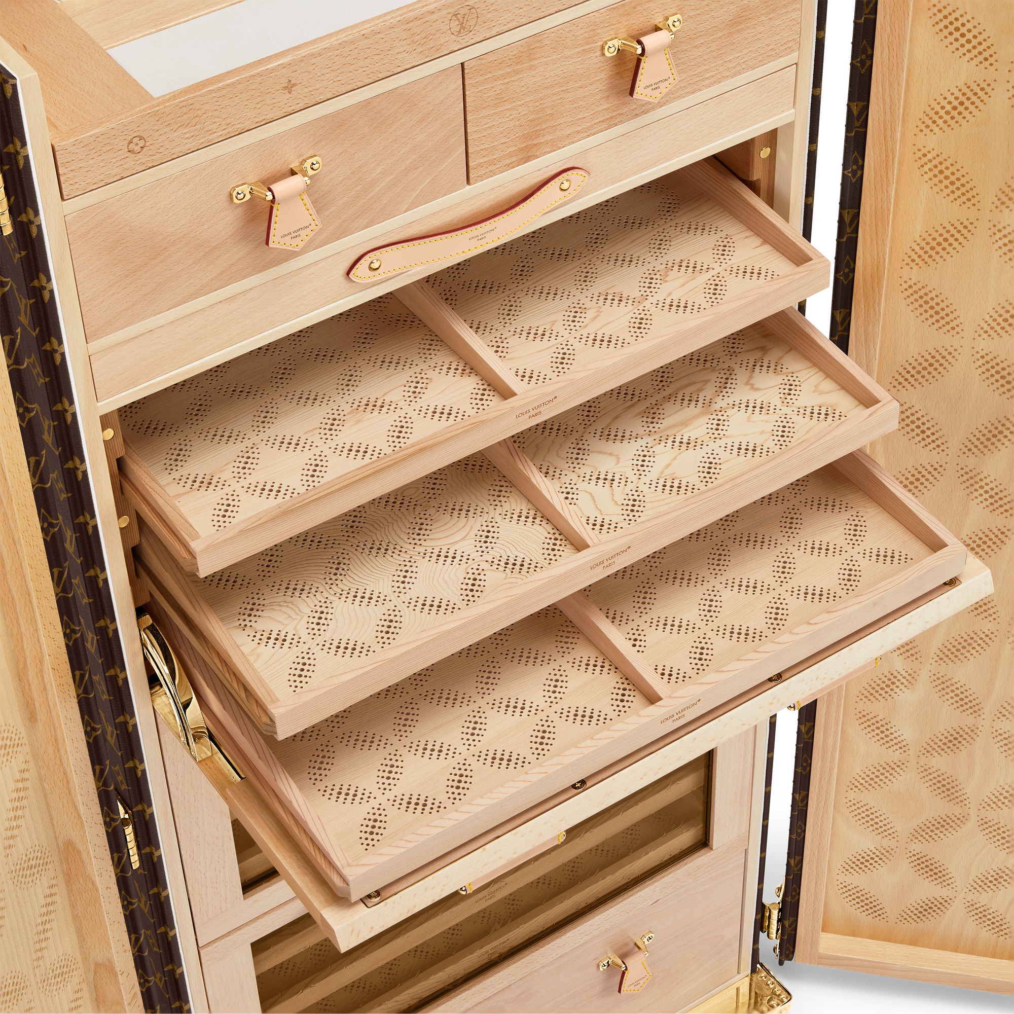 Malle Cigares Monogram Canvas in Trunks, Travel and Home