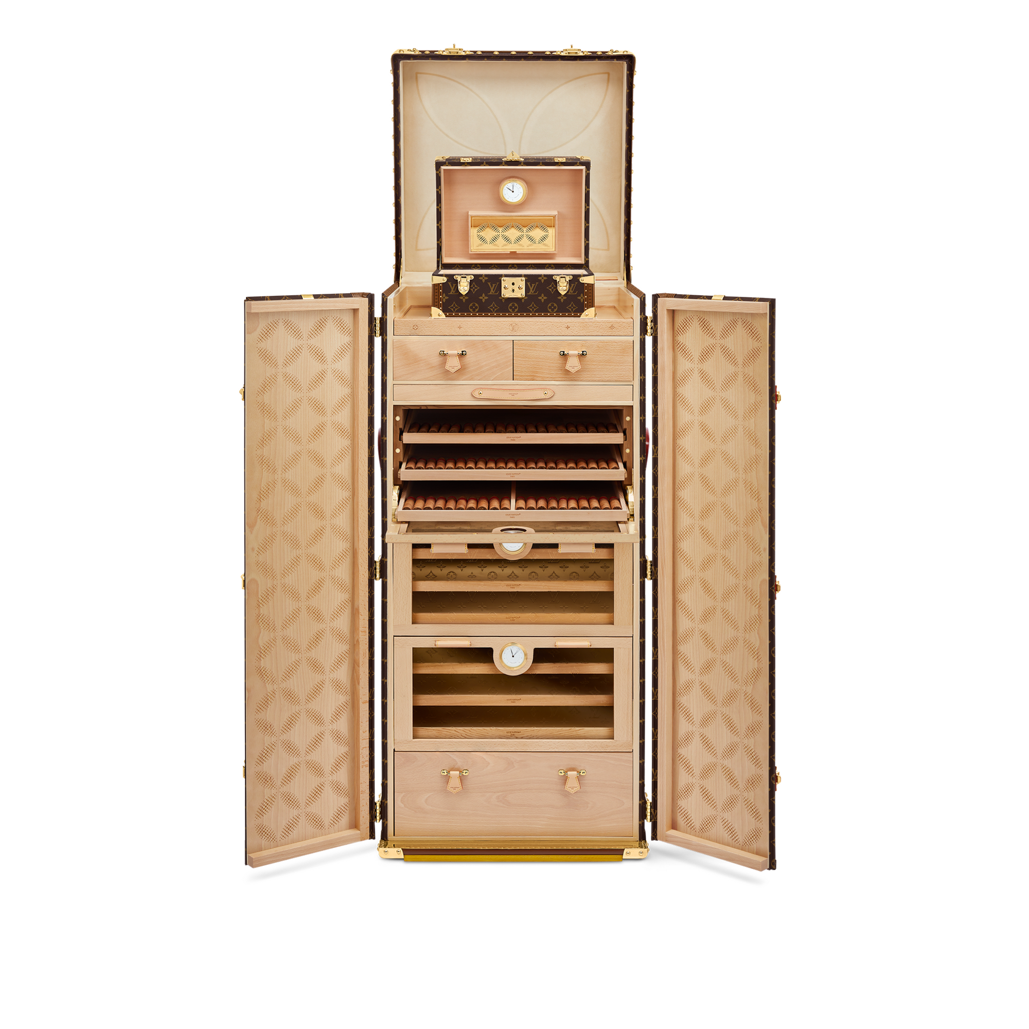 Malle Cigares Monogram Canvas in Trunks, Travel and Home