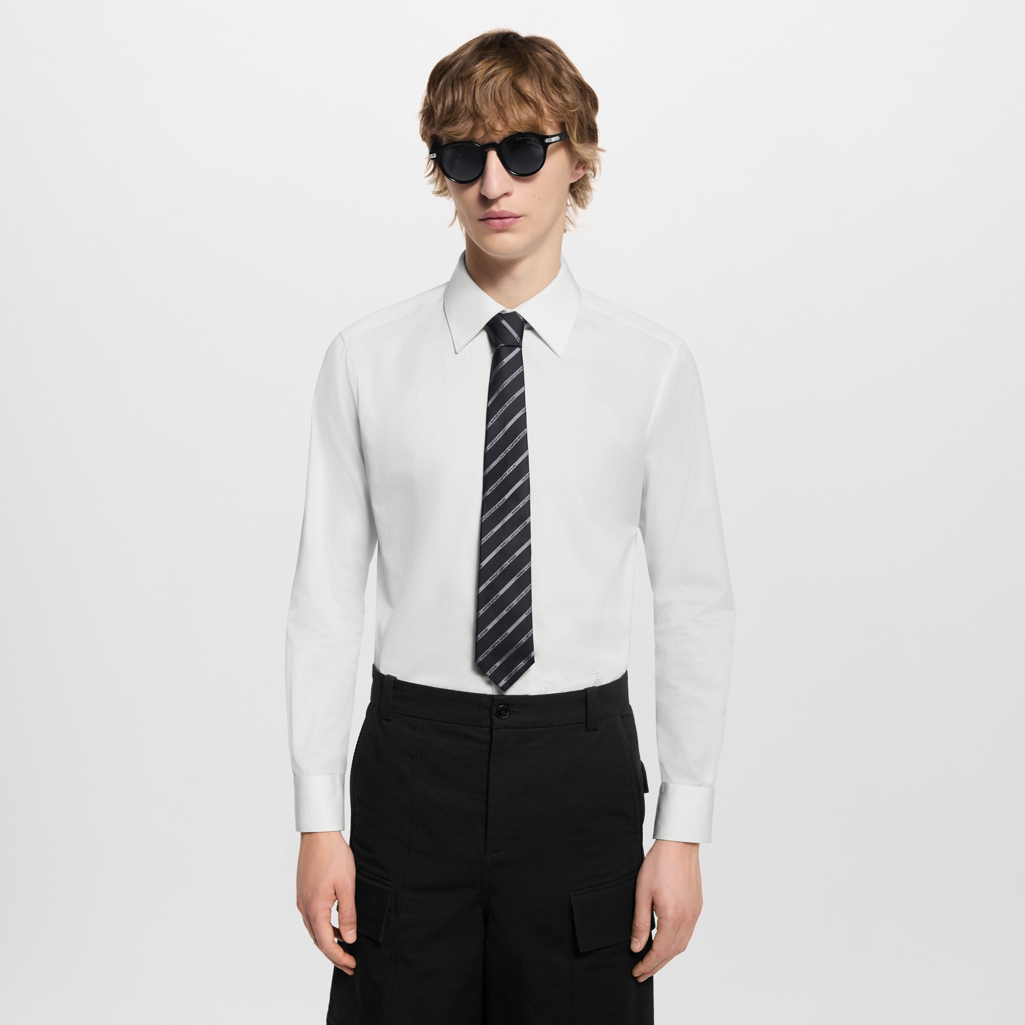 Marque L.Vuitton Deposée Stripes Tie . in Men