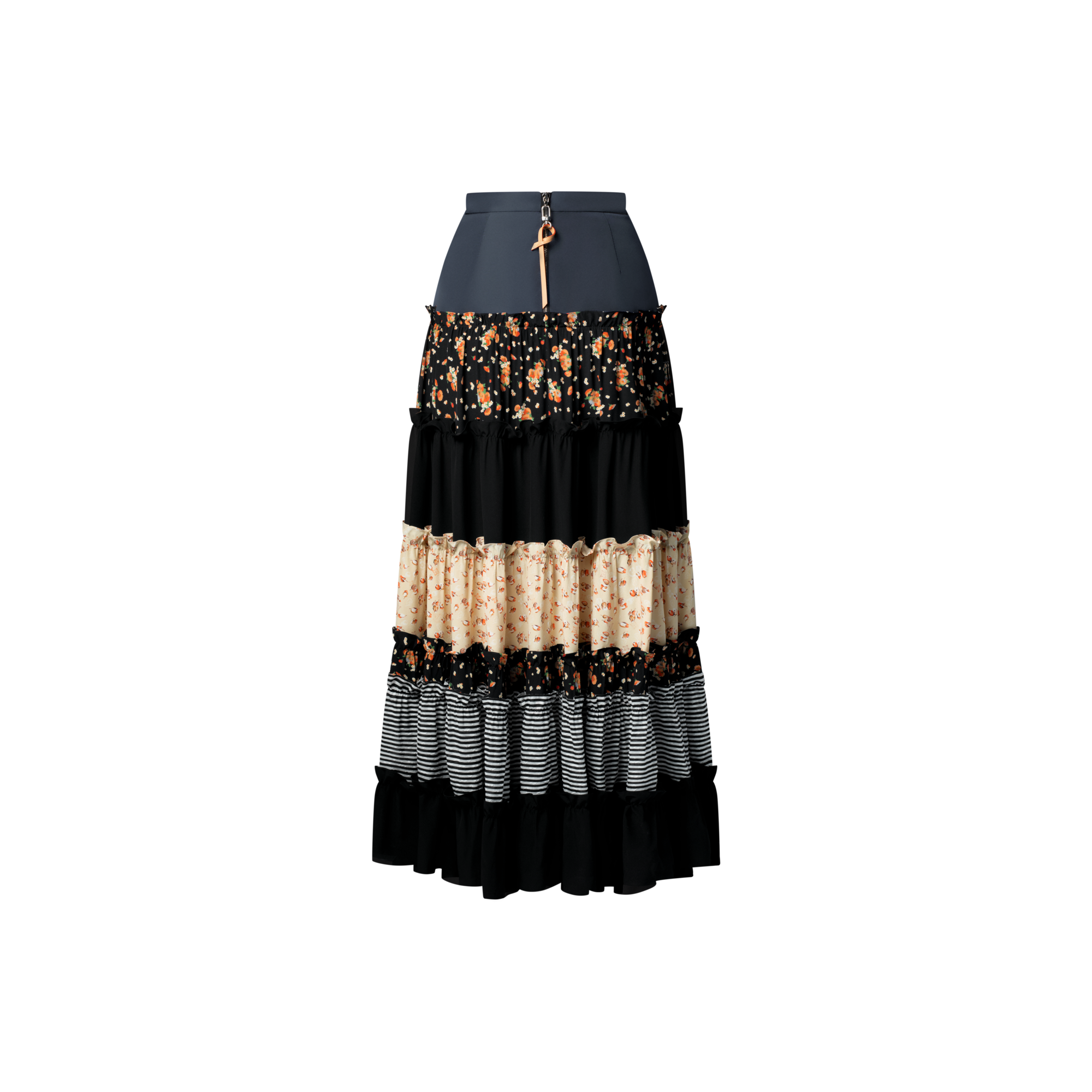 Maxi Flared Skirt W/ Inserts  in Women
