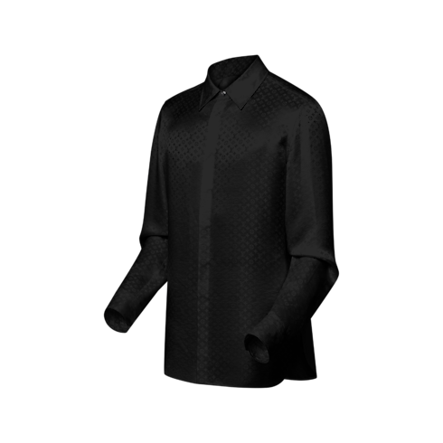 Mini Monogram Silk Evening Shirt in Men's Ready-to-Wear Shirts collections by Louis Vuitton (Product zoom)