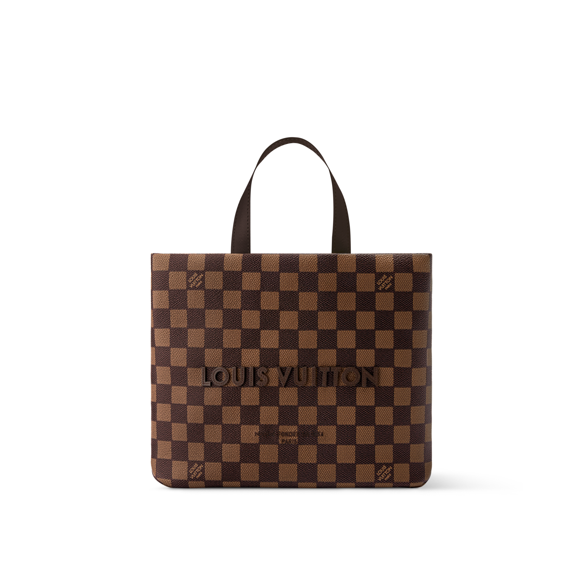 Mini Shopper Tote Damier Ebène Canvas in Bags and Small Leather Goods