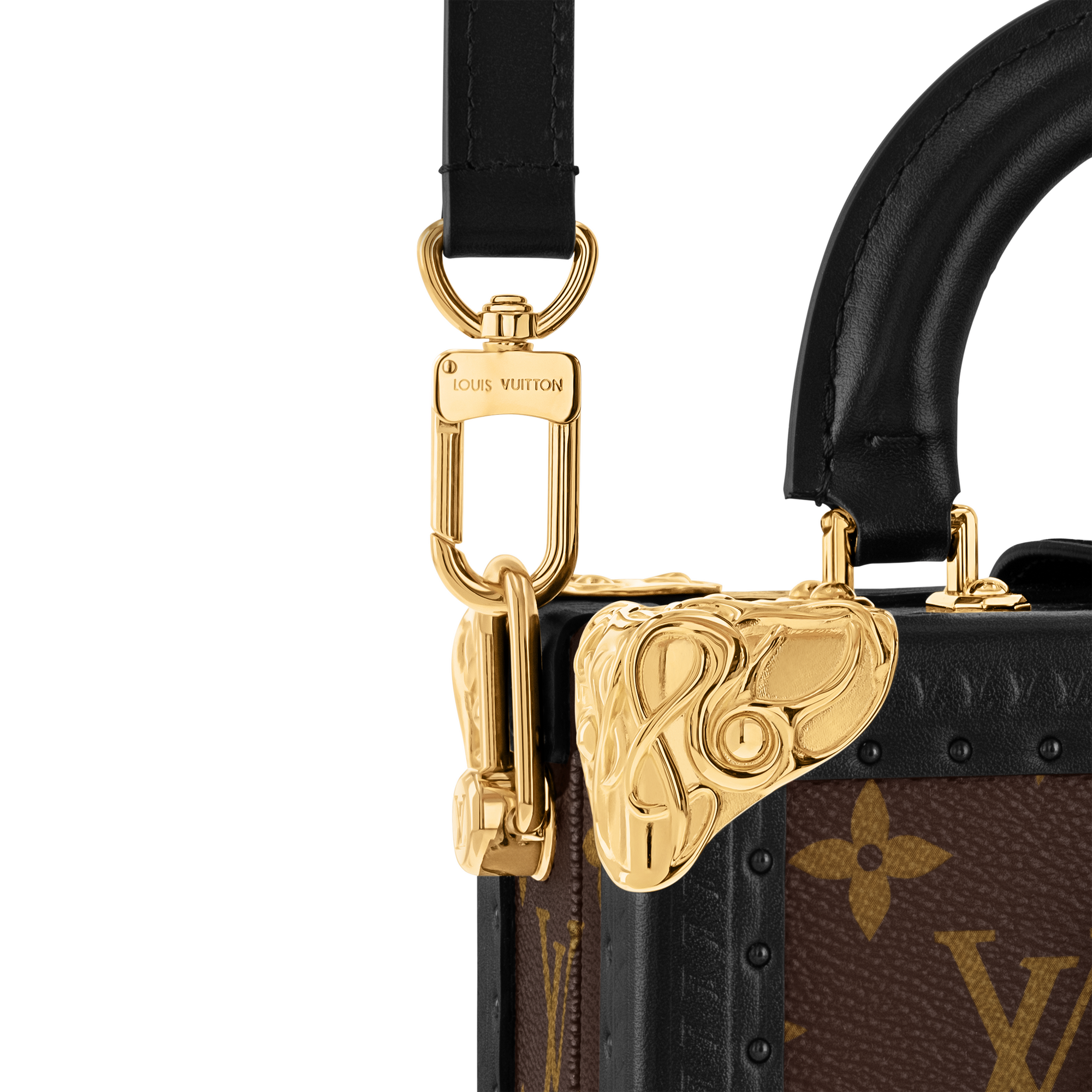 Mini Square Trunk Acanto Monogram Macassar Canvas in Les Extraordinaires