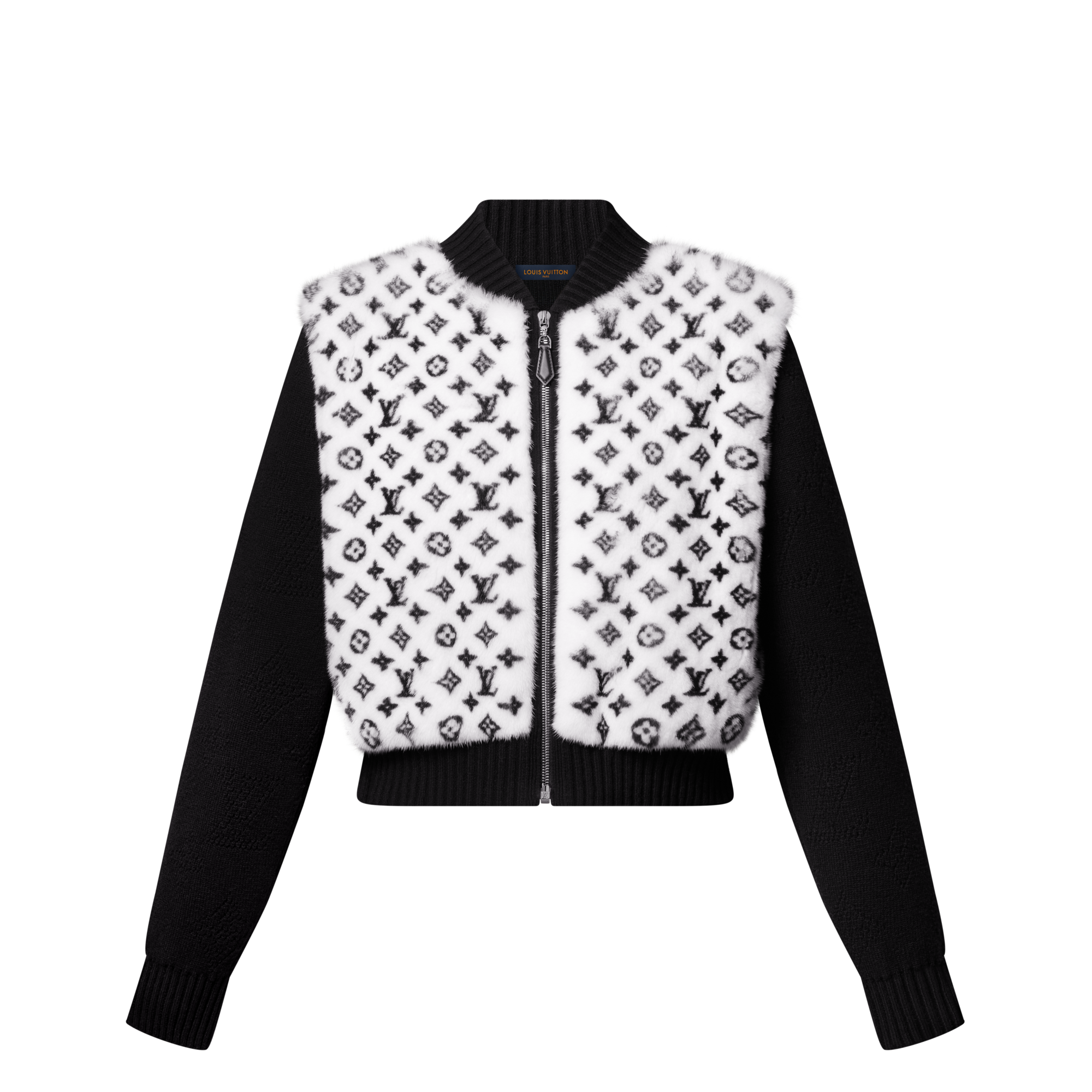 Mng Mink Bomber Jacket W/ Knit SL  in Women