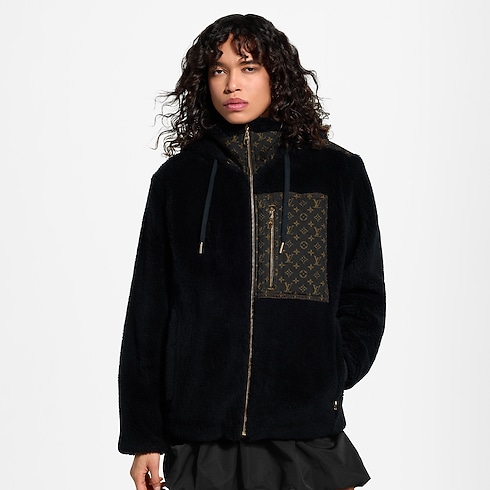 Monogram Accent Fleece Jacket in Women's Ready-to-Wear Coats and Jackets collections by Louis Vuitton (Product zoom)