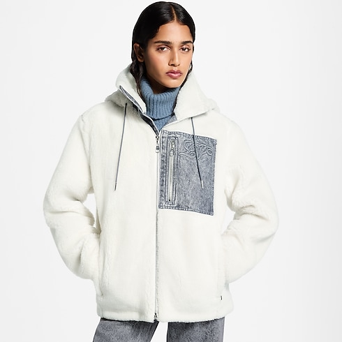 Monogram Accent Fleece Jacket in Women's Ready-to-Wear Coats and Jackets collections by Louis Vuitton (Product zoom)