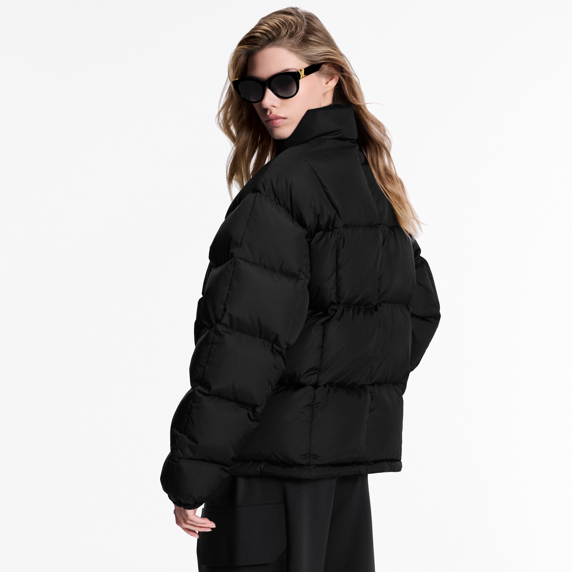 Monogram Accent Pillow Puffer Jacket  in Women