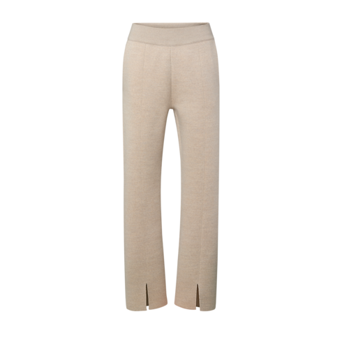 Monogram Accent Split Hem Knit Pants in Women's Ready-to-Wear Knitwear collections by Louis Vuitton (Product zoom)