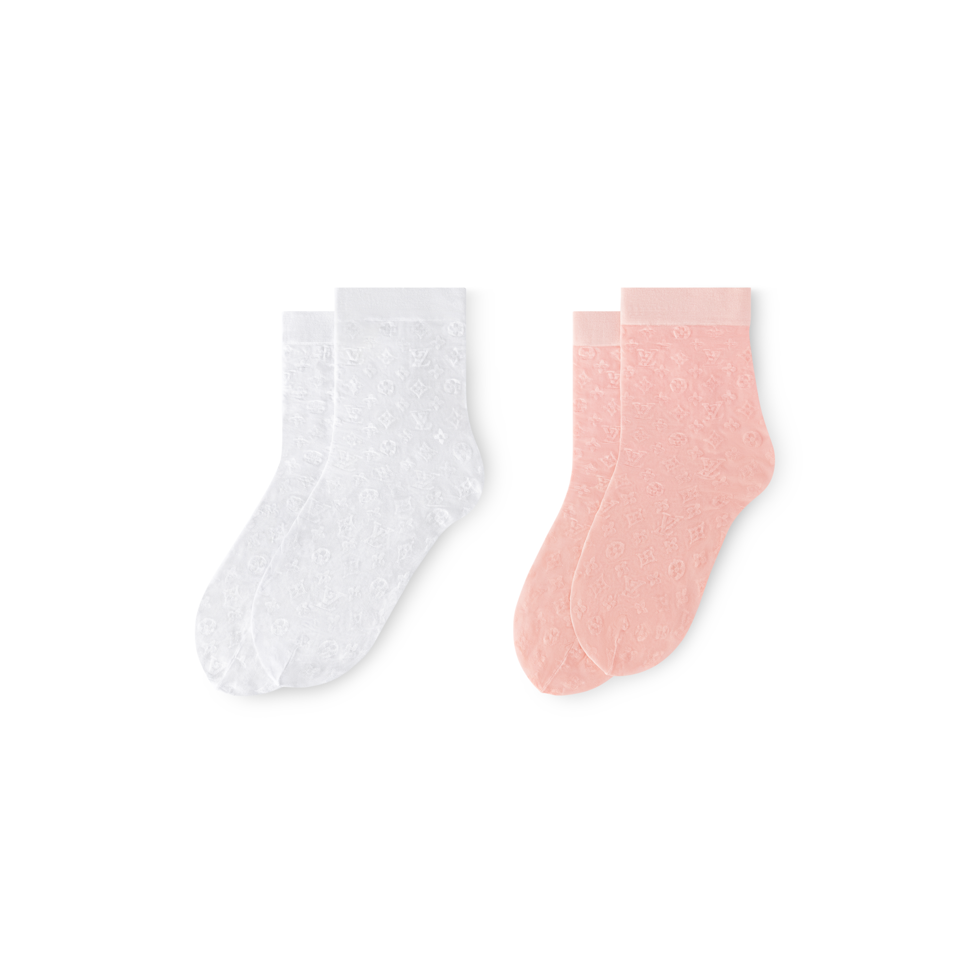 Monogram All Over Set Of Socks . in Women