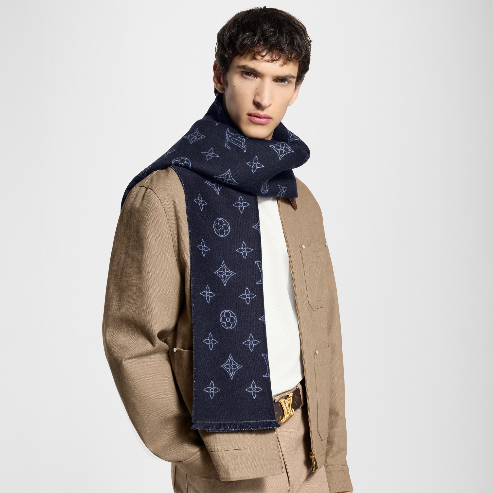 Monogram Blast Scarf . in Men