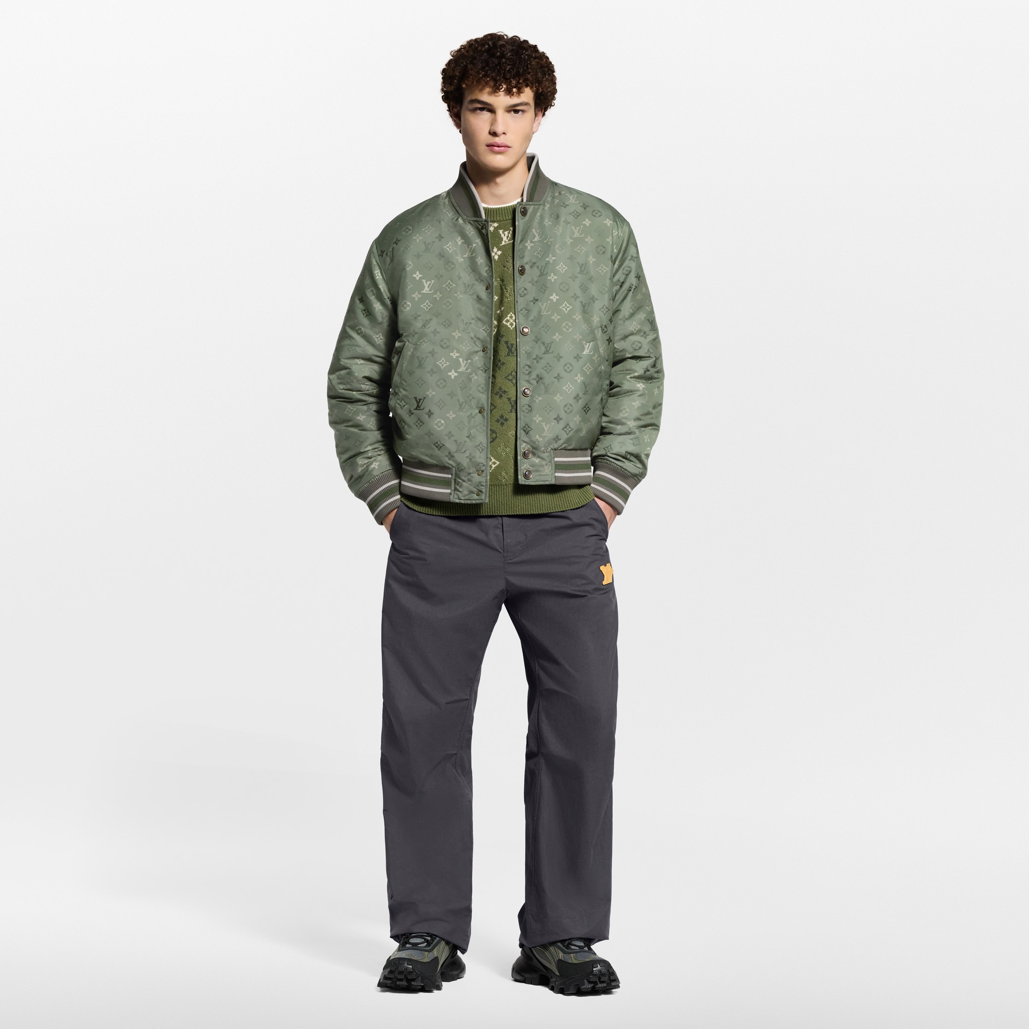 Monogram Bomber  in Men