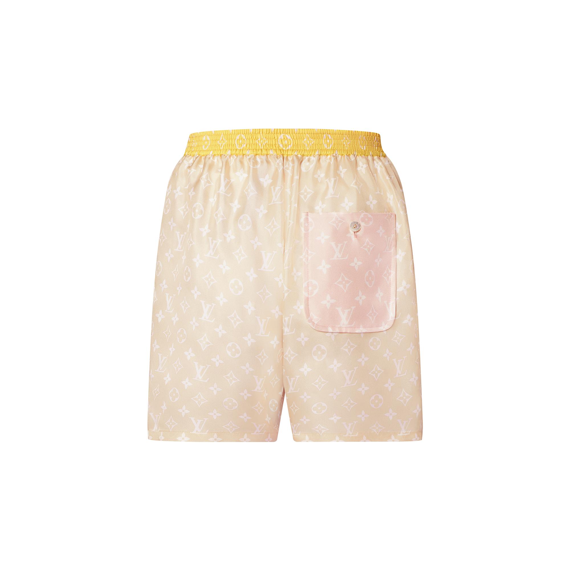 Monogram Color-Block Pajama Shorts - Ready to Wear | LOUIS VUITTON