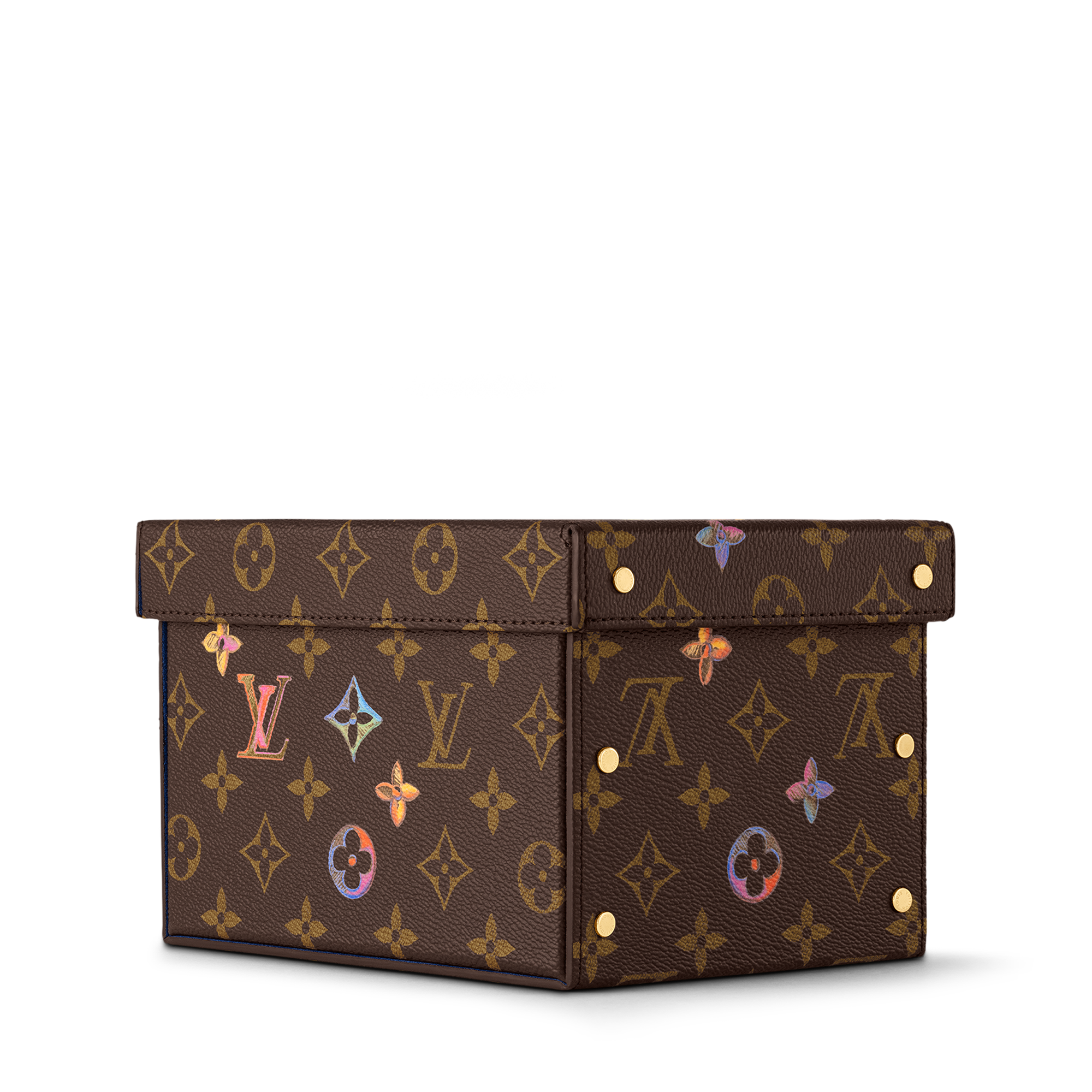Monogram Color Box Monogram Canvas in Trunks, Travel and Home