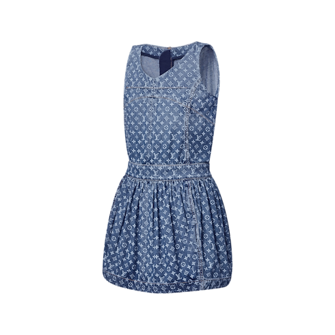 Monogram Denim Dress in Women's Ready-to-Wear Dresses collections by Louis Vuitton (Product zoom)