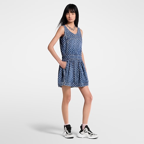Monogram Denim Dress in Women's Ready-to-Wear Dresses collections by Louis Vuitton (Product zoom)