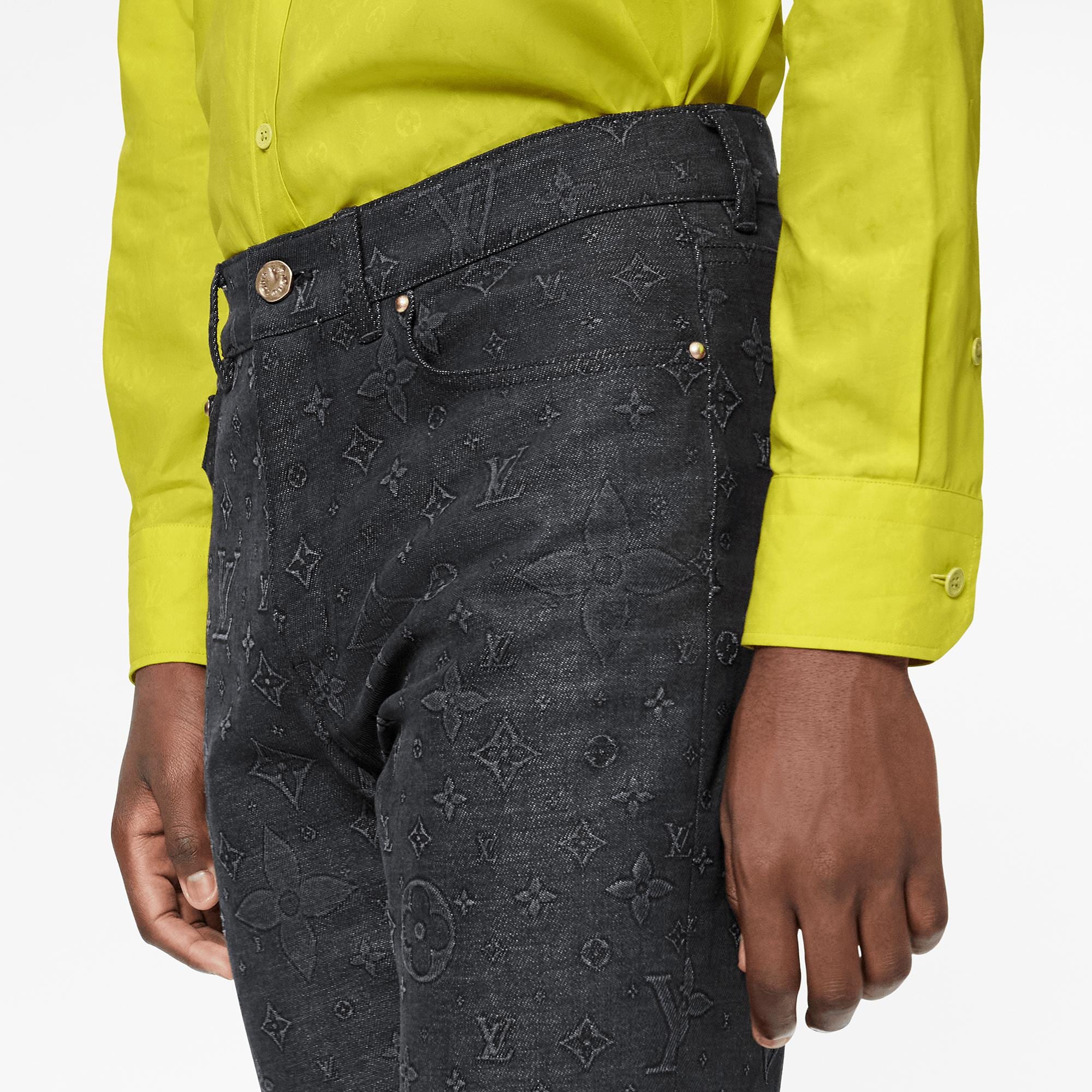 Slim jeans Louis Vuitton Blue size 38 FR in Denim - Jeans - 10562311