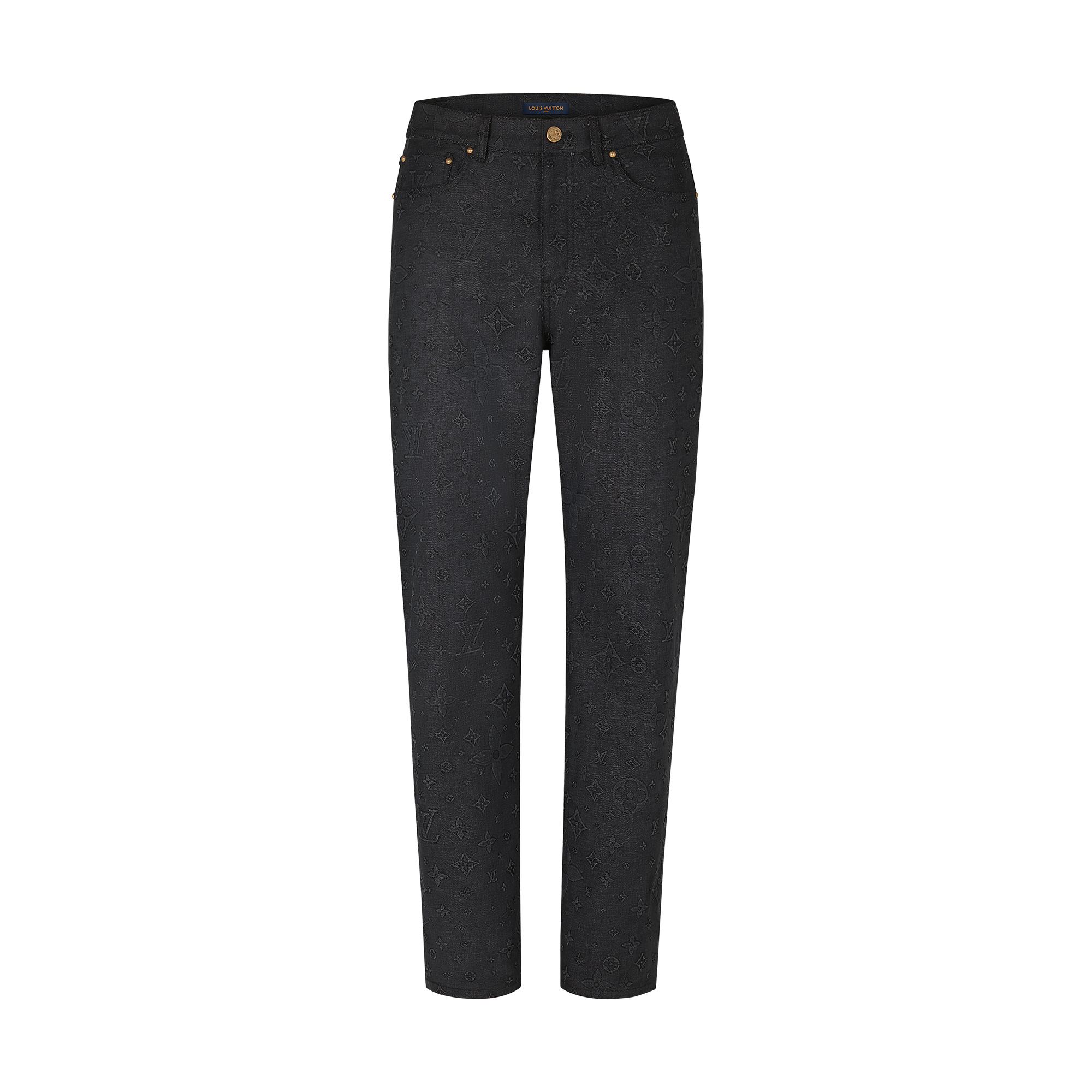 Monogram Denim Pants - Ready to Wear 