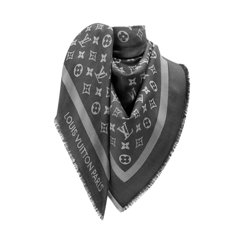 Monogram Denim Shawl . in Women's Accessories Shawls collections by Louis Vuitton (Product zoom)