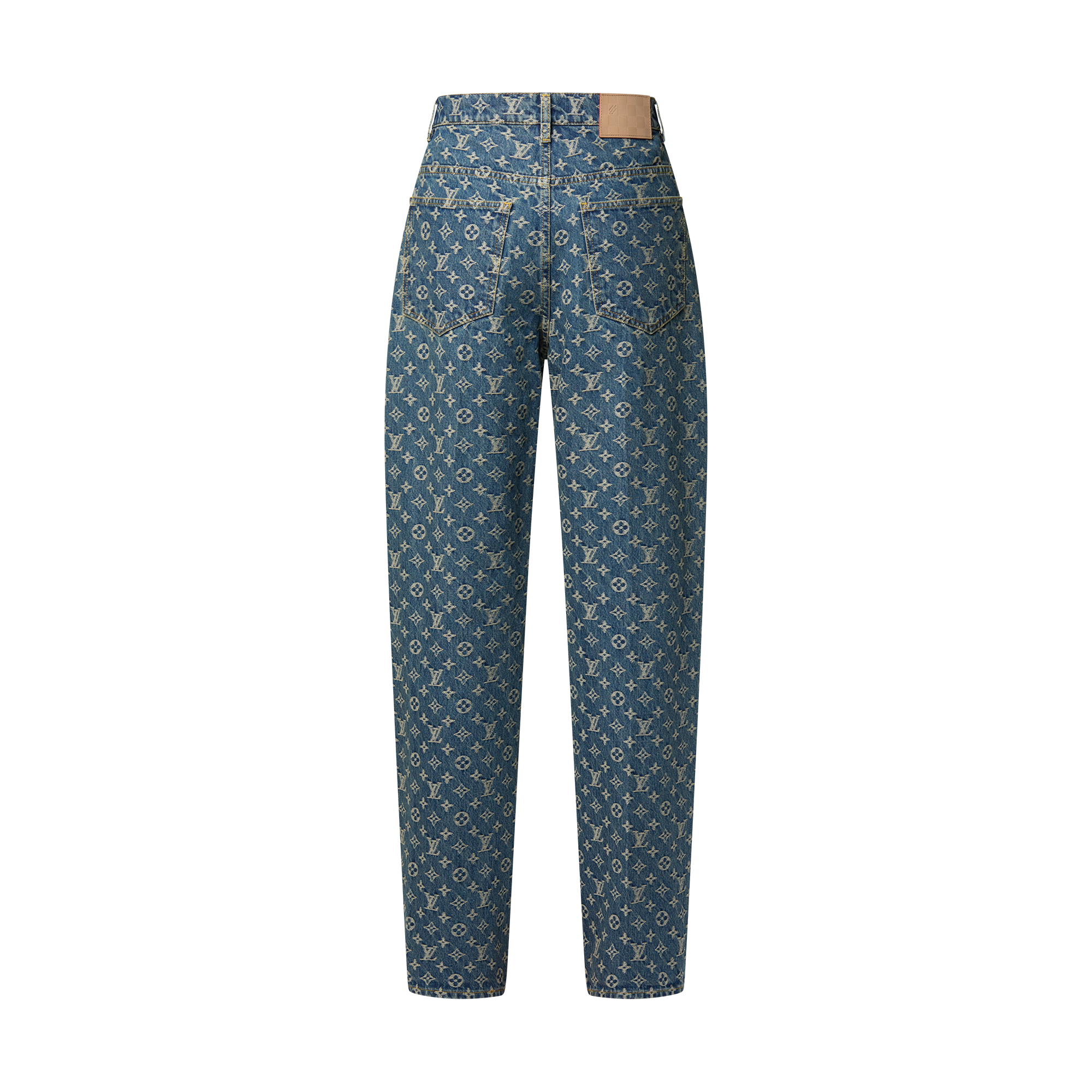 Monogram Denim Tailored Pants  in Men