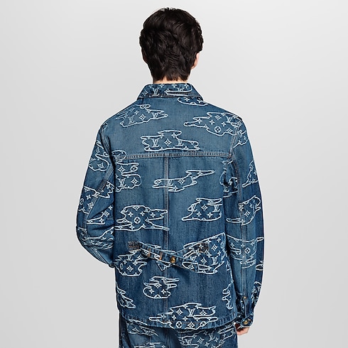 Monogram Denim Workwear Blouson in Men's Ready-to-Wear Outerwear and Coats collections by Louis Vuitton (Product zoom)