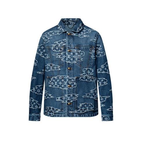 Monogram Denim Workwear Blouson in Men's Ready-to-Wear Outerwear and Coats collections by Louis Vuitton (Product zoom)