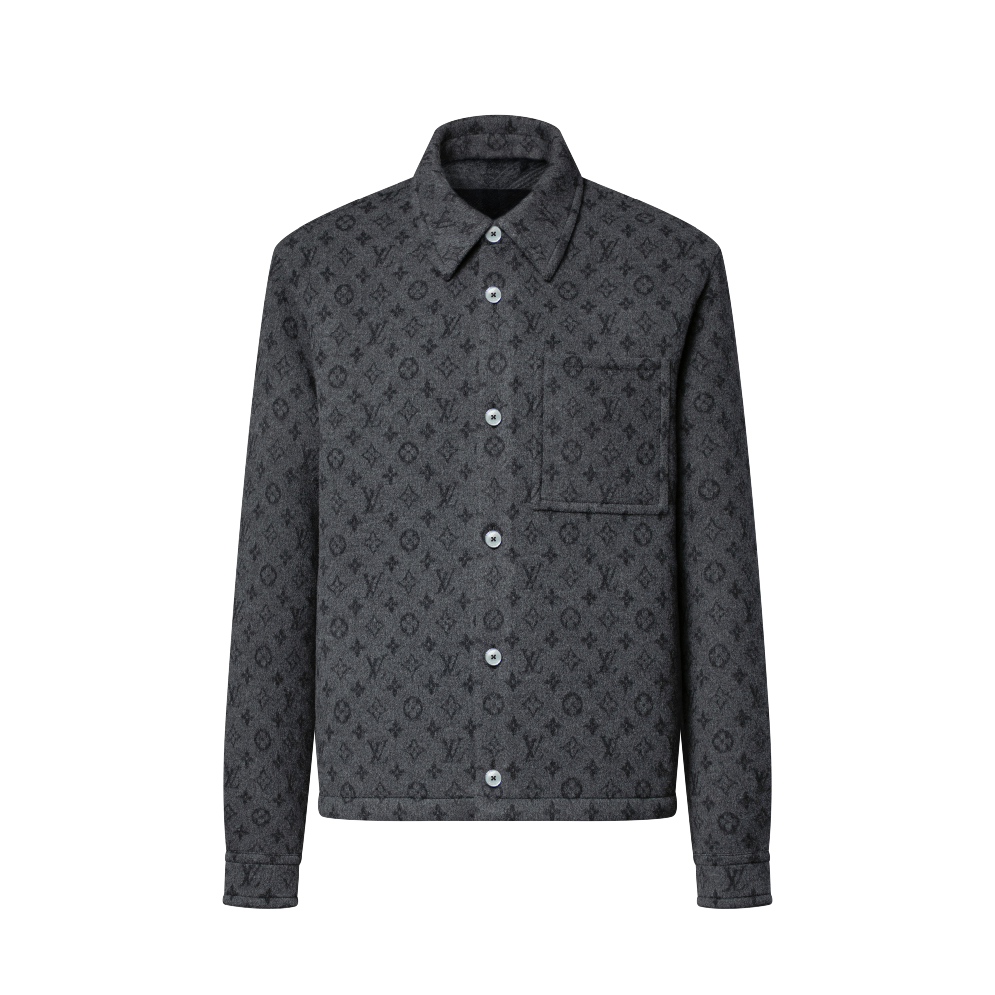 Monogram Double Face Overshirt  in Men